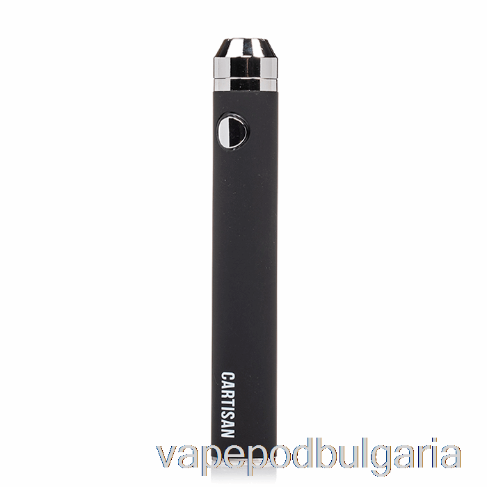 Vape 10000 Дръпки Cartisan бутон Vv 1300 510 батерия черен